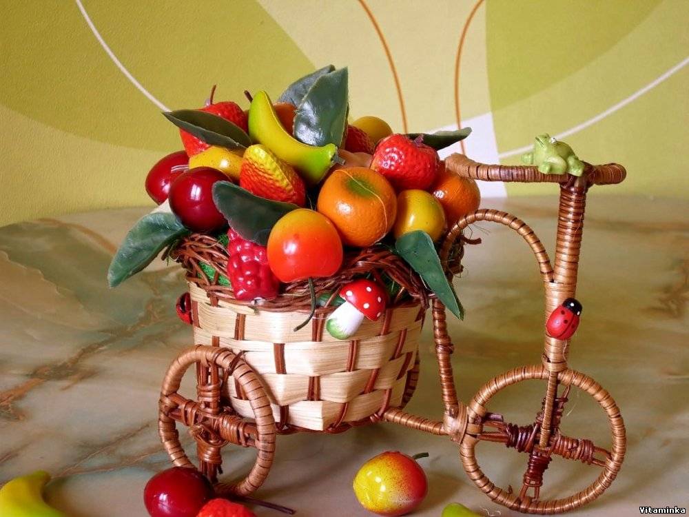 Сделать искусственные фрукты Сделать искусственные фрукты